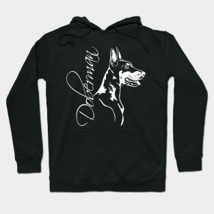 Doberman dog portrait gift Hoodie